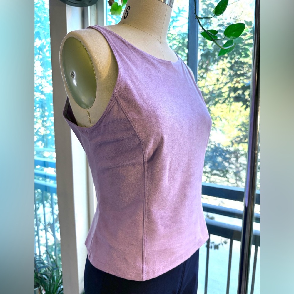 Vertigo Paris Lilac Faux Suede Tank – Size L